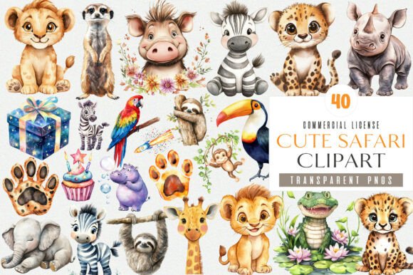 Download Cute Safari Clipart PNG - Cute safari clipart Collection