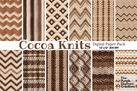 Download Brown Knit Fabric Texture Sublimation - Brown Collection